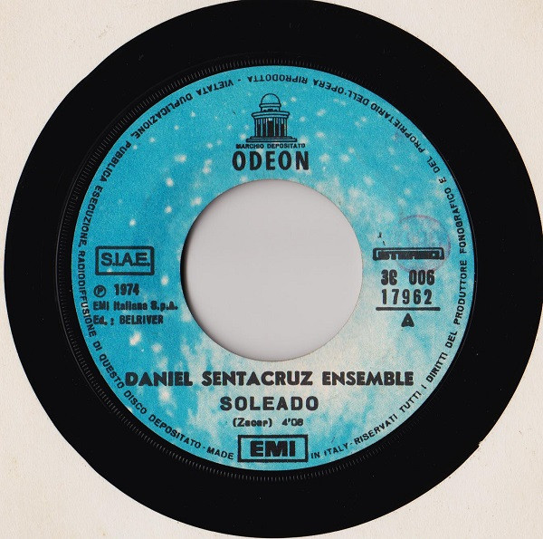 Cover zu Daniel Sentacruz Ensemble - Soleado | 1974 | Vinyl | Rock, Pop | Italy