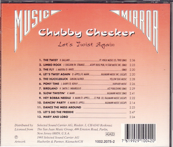 Cover zu Chubby Checker - Let's Twist Again | 1993 | Vinyl | Rock | Switzerland