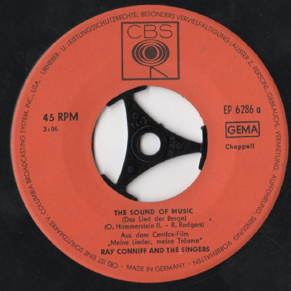 Cover zu Ray Conniff And The Singers - The Sound Of Music (Das Lied Der Berge) | Vinyl | Stage & Screen | Germany