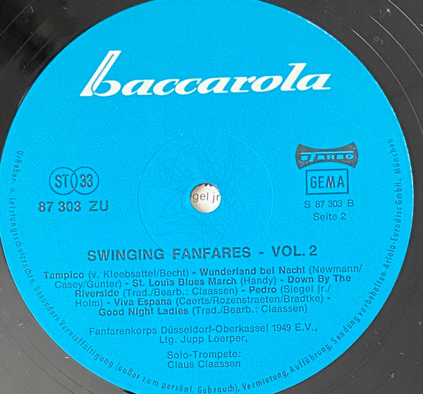 Cover zu Swinging Fanfares - Swinging Fanfares Vol.2 | Vinyl | Brass & Military | Germany