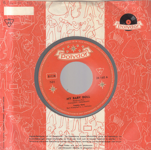 Cover zu Tommy Kent - My Baby Doll | 1959 | Vinyl | Rock, Pop | Germany Schallplatten Ankauf