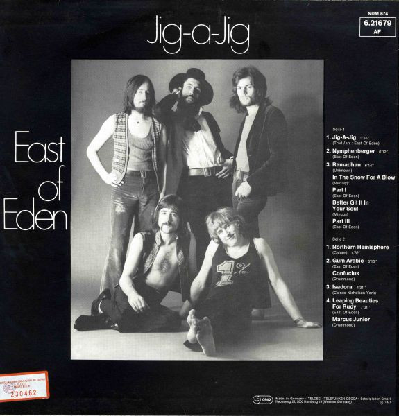 Cover zu East Of Eden (2) - Jig-A-Jig | 1976 | Vinyl | Rock | Germany