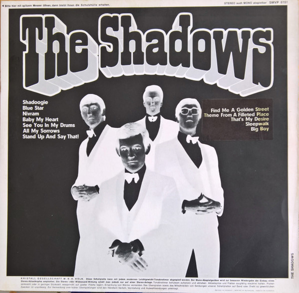 Cover zu The Shadows - The Shadows | 1968 | Vinyl | Rock, Pop | Germany