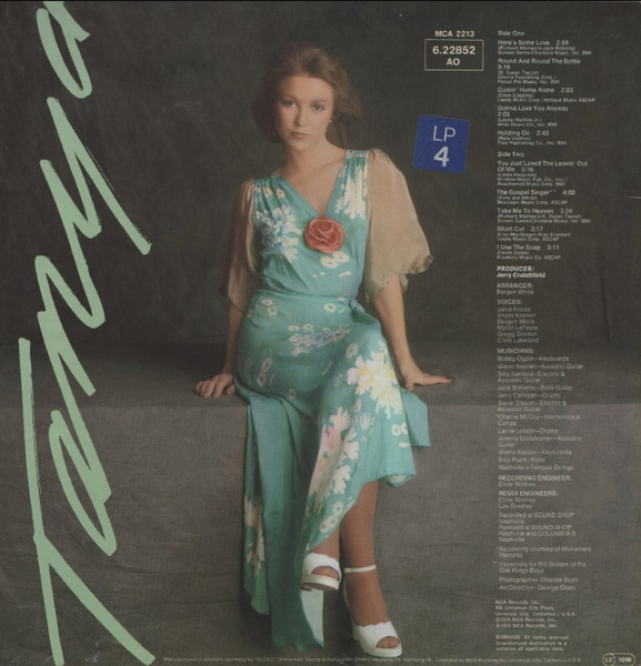 Cover zu Tanya Tucker - Here's Some Love | 1976 | Vinyl | Funk / Soul, Folk, World, & Country | Germany Schallplatten Ankauf