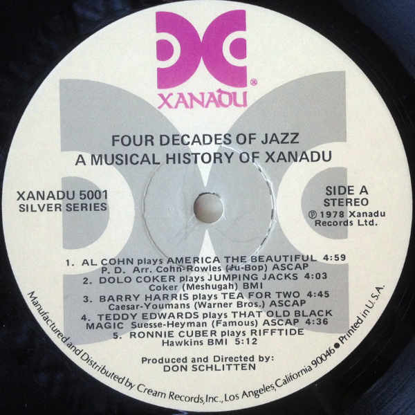 Cover zu Various - Four Decades Of Jazz (A Musical History Of Xanadu) | 1978 | Vinyl | Jazz | US