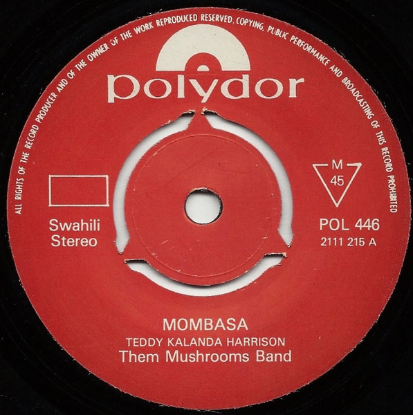 Cover zu Them Mushrooms Band - Mombasa / Kenya Hakuna Matata | 1979 | Vinyl | Jazz, Funk / Soul, Folk, World, & Country | Kenya