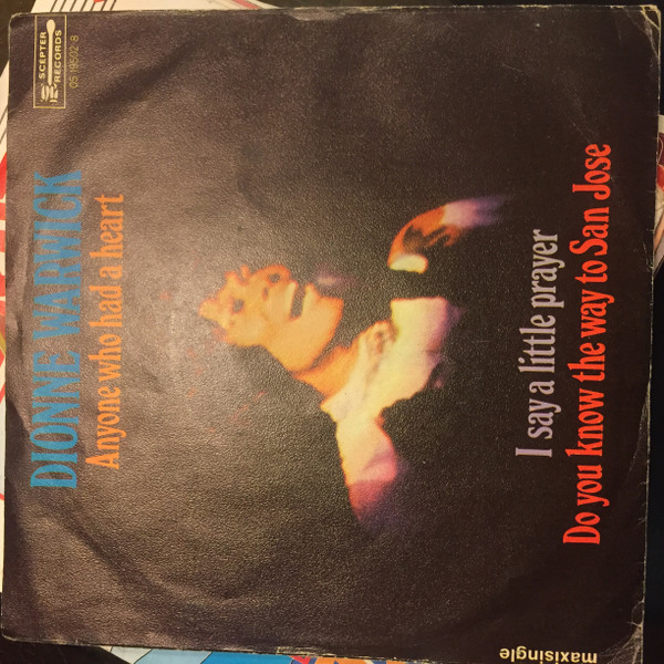 Cover zu Dionne Warwick - Anyone Who Had A Heart / I Say A Prayer / Do You Know the Way To San Jose | Vinyl | Funk / Soul | Netherlands Schallplatten Ankauf