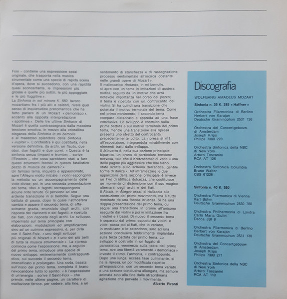 Cover zu Wolfgang Amadeus Mozart, Karl Böhm, Bruno Walter - Sinfonia N.35 K.385