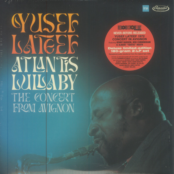 Cover zu Yusef Lateef - Atlantis Lullaby - The Concert From Avignon | 2024 | Vinyl, LP, Album, Limited Edition, Numbered, Record Store Day, Deluxe Edition, Remastered | Jazz | Worldwide