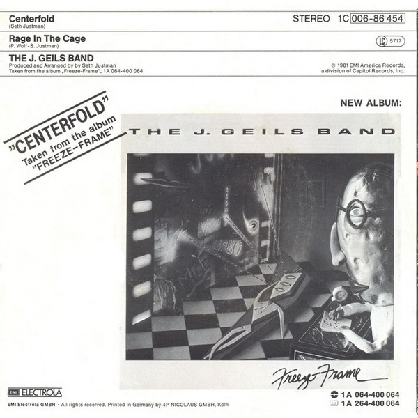 Cover zu The J. Geils Band - Centerfold | 1981 | Vinyl, 7
