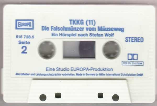 Cover zu Stefan Wolf - TKKG 11 - Die Falschmünzer Vom Mäuseweg | 1980 | Vinyl | Non-Music | Germany Schallplatten Ankauf