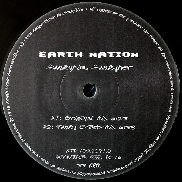 Cover zu Earth Nation - Funky Him, Funky Her | 1998 | Vinyl | Electronic | Europe