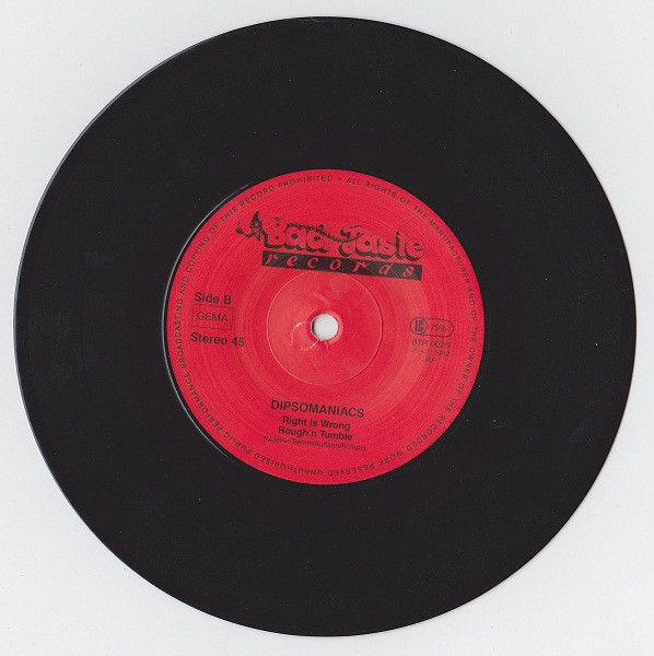 Cover zu Dipsomaniacs (3) - Growing Up | 1992 | Vinyl | Rock | Germany