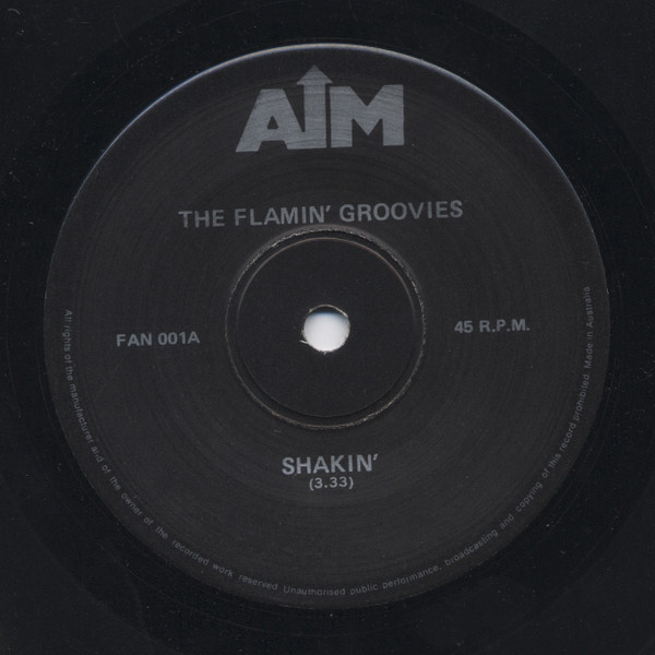 Cover zu The Flamin' Groovies - Way Over My Head / Shakin' | 1987 | Vinyl | Rock | Australia Schallplatten Ankauf