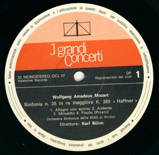 Cover zu Wolfgang Amadeus Mozart, Karl Böhm, Bruno Walter - Sinfonia N.35 K.385