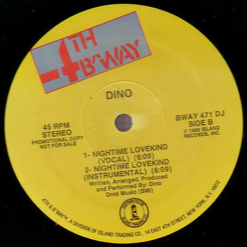 Cover zu Dino (2) - 24/7 | 1989 | Vinyl | Electronic, Funk / Soul, Pop | US Schallplatten Ankauf