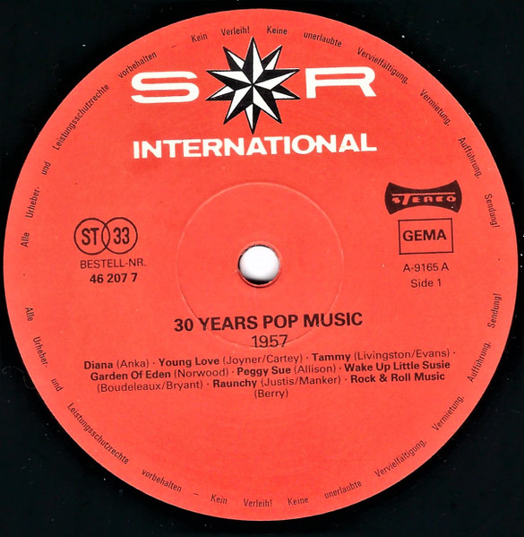 Cover zu Various - 30 Years Popmusic 1957 | 1984 | Vinyl | Jazz, Rock, Pop | Germany Schallplatten Ankauf