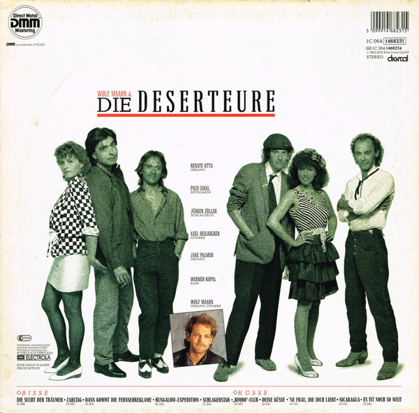 Cover zu Wolf Maahn & Die Deserteure - Bisse Und Küsse | 1983 | Vinyl | Rock, Pop | Germany