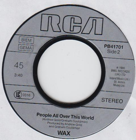 Cover zu Wax (6) - In Some Other World | 1988 | Vinyl | Electronic, Funk / Soul | Europe