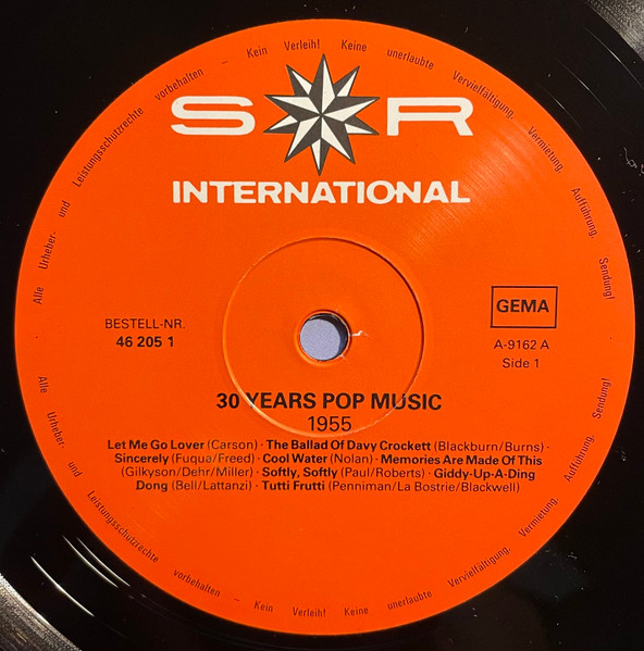 Cover zu Various - 30 Years Popmusic 1955 | 1984 | Vinyl | Jazz, Rock, Pop | Germany Schallplatten Ankauf