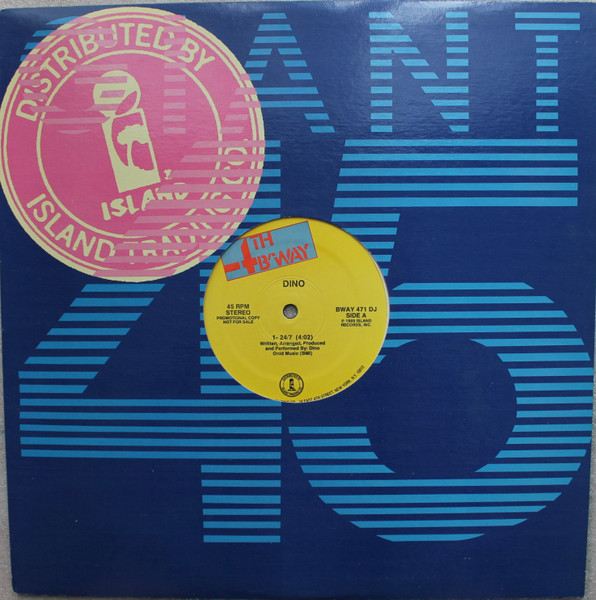 Cover zu Dino (2) - 24/7 | 1989 | Vinyl | Electronic, Funk / Soul, Pop | US