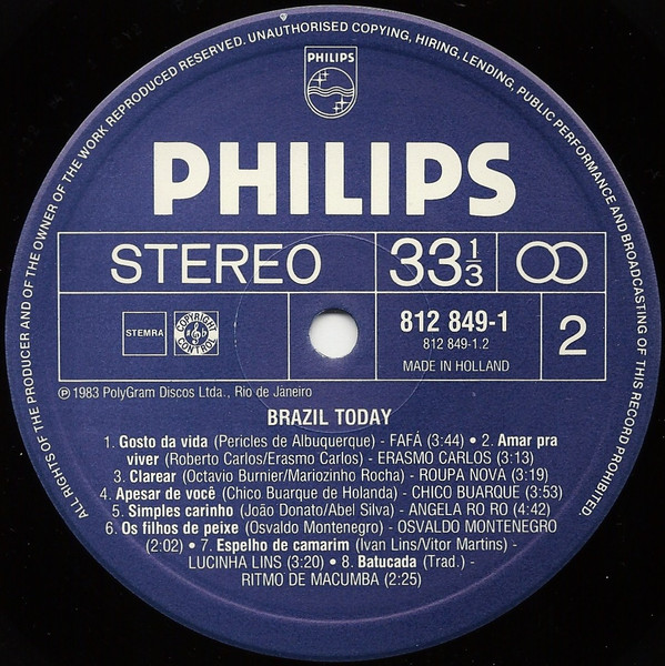 Cover zu Various - Brazil Today! (Music From Brazil, Simply A Matter Of Good Taste) | 1983 | Vinyl | Latin | Europe Schallplatten Ankauf