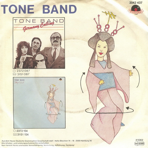 Cover zu Tone Band - Tokyo Twist | 1982 | Vinyl | Electronic | Germany Schallplatten Ankauf