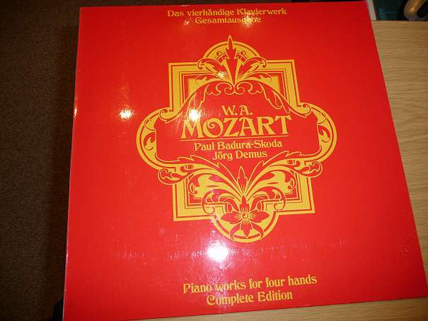 Cover zu Wolfgang Amadeus Mozart, Paul Badura-Skoda, Jörg Demus - Piano Works For Four Hands - Complete Edition | Vinyl | Classical | Germany Schallplatten Ankauf