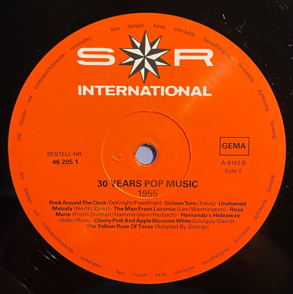 Cover zu Various - 30 Years Popmusic 1955 | 1984 | Vinyl | Jazz, Rock, Pop | Germany