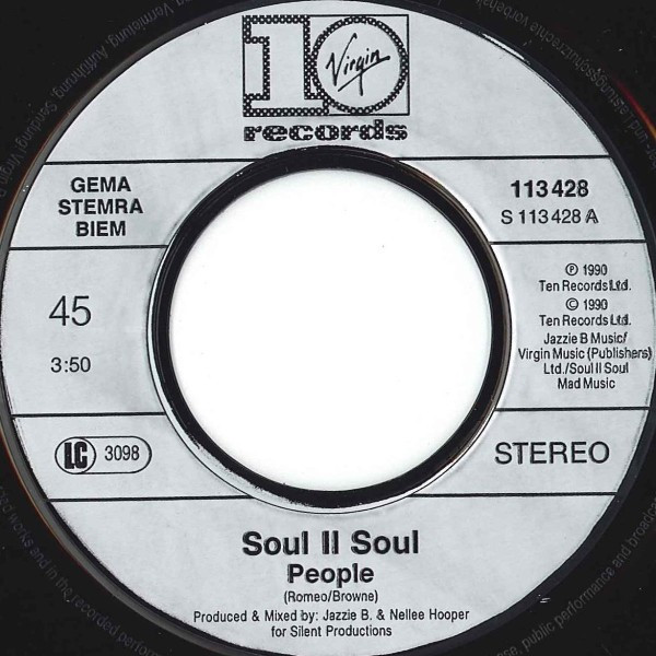 Cover zu Soul II Soul - People | 1990 | Vinyl | Electronic, Funk / Soul | Europe