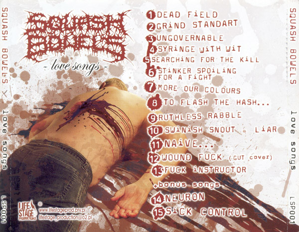 Cover zu Squash Bowels - Love Songs | 2005 | CD, Album | Rock | Poland Schallplatten Ankauf