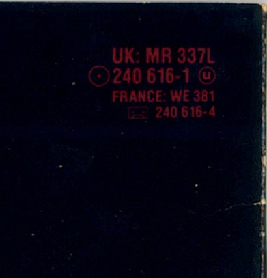 Cover zu The Sisters Of Mercy - First And Last And Always | 1985 | Vinyl, LP, Album | Electronic, Rock | Europe