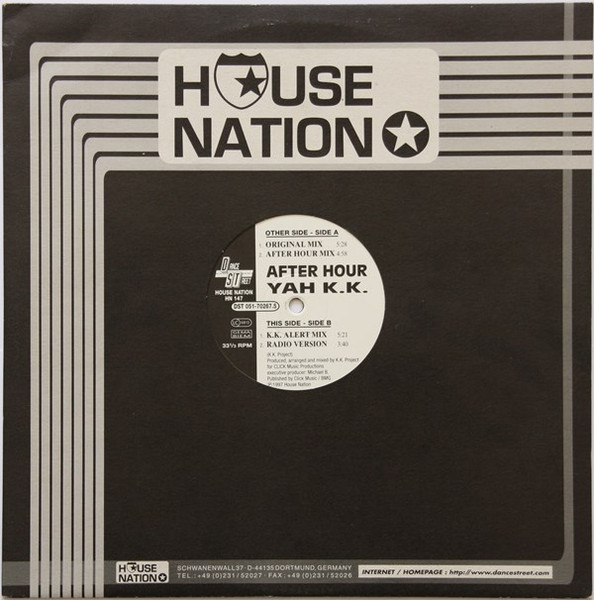 Cover zu After Hour - Yah K.K. | 1997 | Vinyl, 12