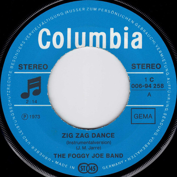 Cover zu The Foggy Joe Band - Zig Zag Dance | 1973 | Vinyl | Electronic | Germany