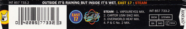 Cover zu East 17 - Steam | 1994 | Vinyl | Electronic, Pop | Europe
