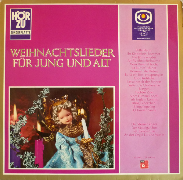 Cover zu Die Sternensinger, Der Chor St. Lambertus, Lorenz Martin - Weihnachtslieder Für Jung Und Alt | Vinyl | Classical | Germany Schallplatten Ankauf