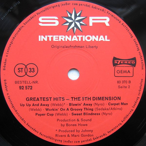 Cover zu The Fifth Dimension - The 5th Dimension Story | Vinyl | Funk / Soul | Germany