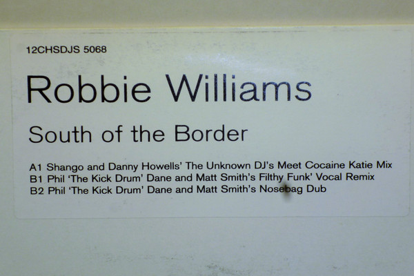 Cover zu Robbie Williams - South Of The Border | 1997 | Vinyl | Electronic | UK