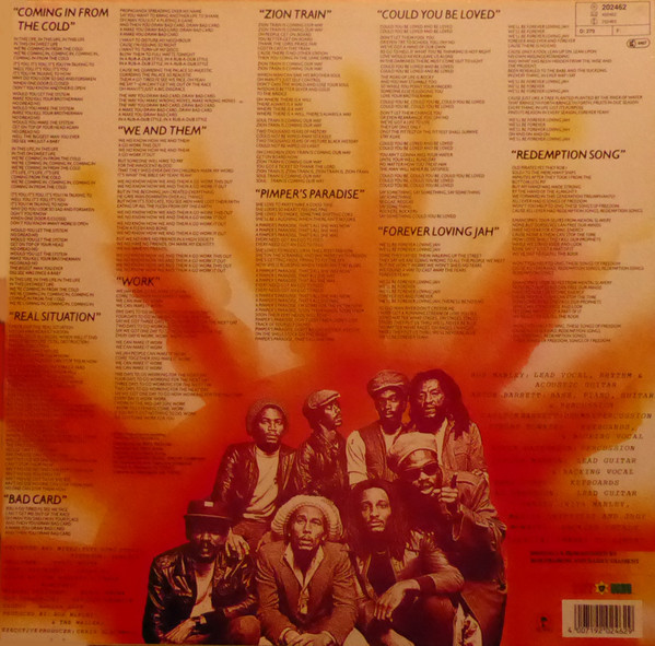 Cover zu Bob Marley & The Wailers - Uprising | Vinyl, LP, Album, Reissue, Remastered | Reggae | Germany Schallplatten Ankauf