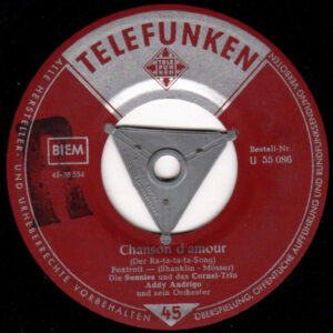 Bild Die Sunnies Und Cornel-Trio – Chanson D’Amour / Piccolissima Serenata | Vinyl, 45 RPM, 7″, Single | Pop | Germany Schallplatten Ankauf