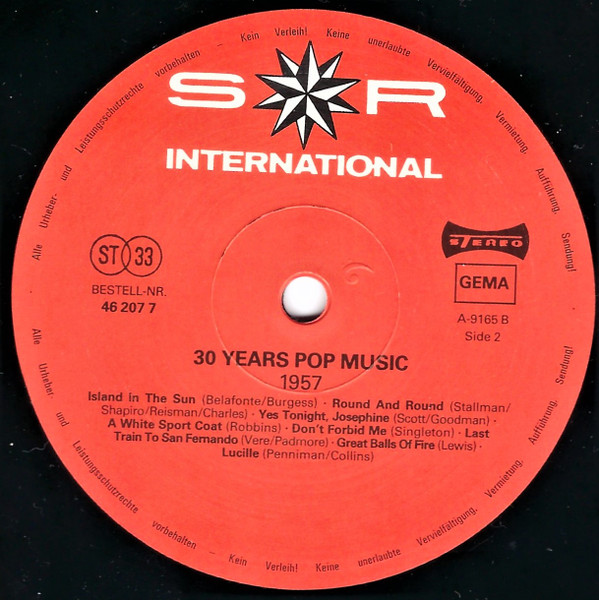 Cover zu Various - 30 Years Popmusic 1957 | 1984 | Vinyl | Jazz, Rock, Pop | Germany
