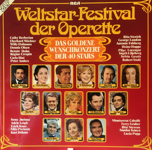Cover zu Various - Weltstar-Festival Der Operette | 1980 | Vinyl | Classical, Stage & Screen | Germany Schallplatten Ankauf