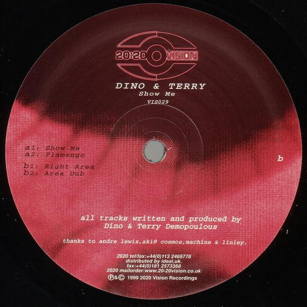 Cover zu Dino & Terry - Show Me | 1999 | Vinyl | Electronic | UK Schallplatten Ankauf