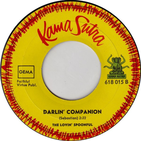 Cover zu The Lovin' Spoonful - Darling Be Home Soon / Darlin' Companion | 1967 | Vinyl | Rock | Germany Schallplatten Ankauf