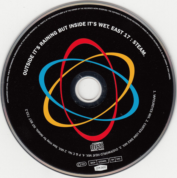 Cover zu East 17 - Steam | 1994 | Vinyl | Electronic, Pop | Europe