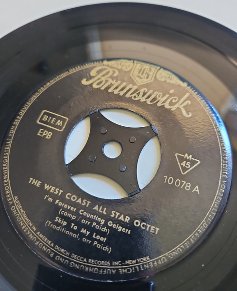 Cover zu The West Coast All Star Octet - The West Coast All Star Octet | 1956 | Vinyl | Jazz | Germany