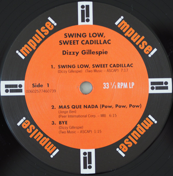 Cover zu Dizzy Gillespie - Swing Low, Sweet Cadillac | 2019 | Vinyl | Jazz | Europe