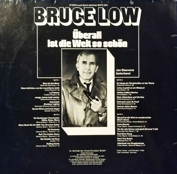 Cover zu Bruce Low - Überall Ist Die Welt So Schön | Vinyl | Pop, Folk, World, & Country | Germany