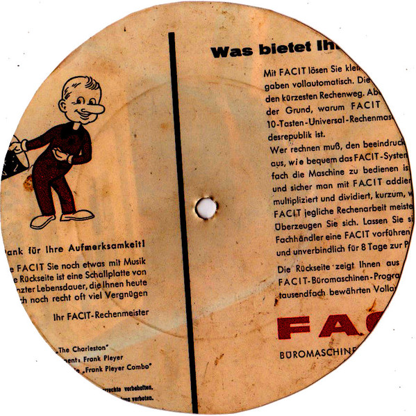 Cover zu Die Frank Pleyer Combo - The Charleston | Vinyl | Jazz | Germany Schallplatten Ankauf