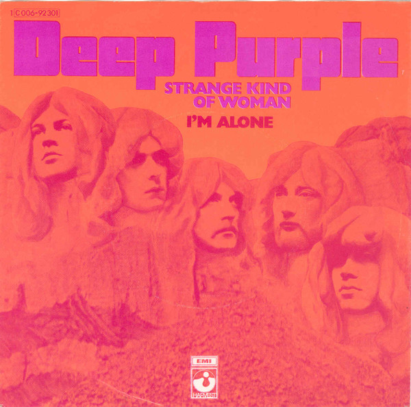 Cover zu Deep Purple - Strange Kind Of Woman / I'm Alone | 1971 | Vinyl | Rock | Germany Schallplatten Ankauf